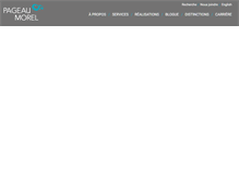 Tablet Screenshot of pageaumorel.com
